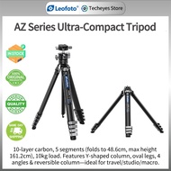 Leofoto AZ-235C+LH-30R/AZ-204C+LH-25R Carbon Fiber Tripod Travel Tripod for Live Streaming and Wildl