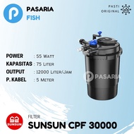 SUNSUN CPF30000/External Filter CPF 30000 12000 Liter/ Jam UV 55W Canister/Chamber