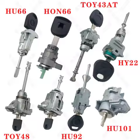 Car key door lock Left Right Door Lock Cylinder Key For hu66 hu101hu100r hu100 hy22 hon66 nsn14 fo21