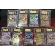 TERASTAL FEST EX EEVEE EVOLUTION HOLO SET  POKEMON JAPANESE CGC 10 PRISTINE