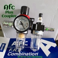 AIR FILTER REGULATOR ATAU SARINGAN KOMPRESOR DOUBLE AFC-2000/AFR-2000/AR-2000 1/4 BSP + COUPLER