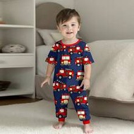 RED, WARM, COMFORTABLE, Fire Engines Kids' Choice Collection, Everyday Basic, Happy Kids, Pastel Col