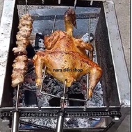 Standard Automatic Charcoal Grill Chicken And Duck Grill Machine (100% Stainless Steel Skewers, Comes With Machine)
