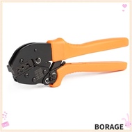 BORAG Crimping Pliers, Alloy Steel Yellow Wire Strippers, Universal Wiring Tools Cable