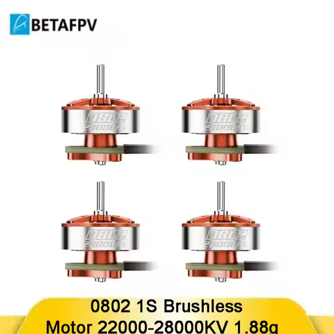 BETAFPV 0702 Brushless Motor 1S High Speed, 25000-36000KV 0.10mm Stator 1.5g for Air65 II Meteor65 T