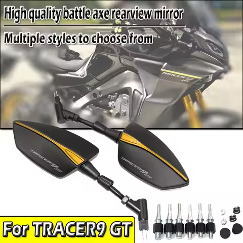 For Tracer 9 GT Tracer9 GT 2021 2022 2023 2024 2025 8/10mm Universal Adjustabale Rearview Rear View 