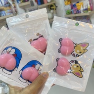 Sticker Pantat Silikon Sticker 3D Sticker Karet Isi 2 Pcs