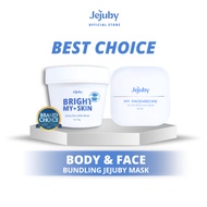 [BUNDLING MASK] Jejuby Gluta Rice Milk Mask 1Pcs & Gluta Rice Clay Mask 1Pcs