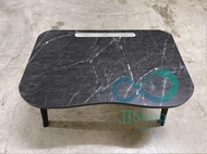 💢 โต๊ะพับอเนกประสงค์🌻โต๊ะญี่ปุ่น 40x60 ลายหินขาว ลายหินดำ แผนที่ สามารถวางมือถือหรือแท๊บเลต ได้บนโต๊ะ jj99.