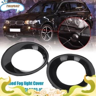 2PCS Lamp Hood Primed Black Fog Light Lamp Trim Driving Light Cover for-BMW X3 E83 LCI 2007-2010 neweer