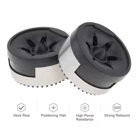 2Pcs Car Speakers Audio Tweeters 350W 91dB Loudspeaker Automobile Speaker 12V 8Ω Universal Style Acc