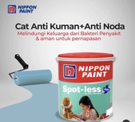 NIPPON PAINT SPOTLESS PLUS 2.5 KG / CAT TEMBOK ANTI NODA DAN KUMAN