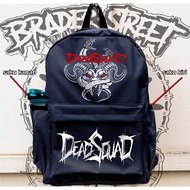 Dead squad band backpack, metal band backpack, backpack, travel bag, travel bag, travel bag