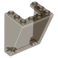 OEM 72475 (Lego Compatible) Parts Windscreen 3 x 4 x 4 Inverted, Rounded Top Corners, Cutout Bottom 