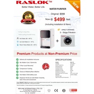 Raslok Water Dispenser HCA-T3 + Raslok Water Purifier RF-5A (free Installation) (free 5 yrs on site warranty)