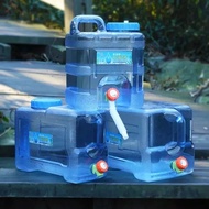 5L/10L/12L/15L/18L/25LPortable Food-Grade Water Container with Faucet for Camping Picnic Driving