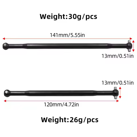 Medium Transmission Shaft W250 for ARRMA 1/8 KRATONV5 V6 Coarse Carbon Steel AR310472 AR310