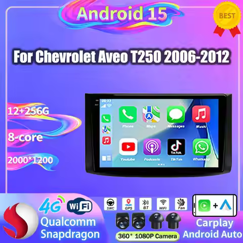 Android Car Radio Stereo For Chevrolet Aveo T250 2006 - 2012 Nexia 1 2020 - 2022 Auto Multimidia Pla