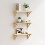 Solid Wood Partition Wall Shelf Wall Hanging Dining Room Shelf Background Wall Decorative Shelf Wall Hanging Log Storage