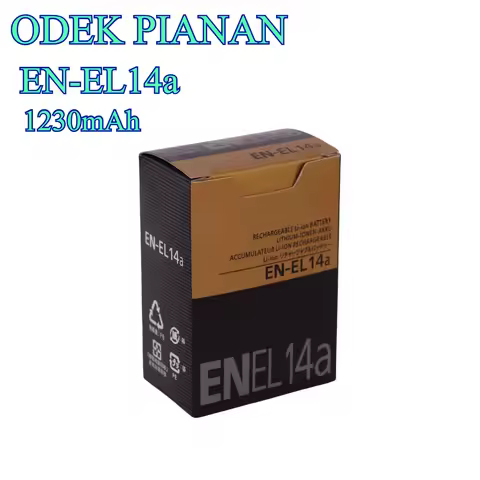 1230mAh EN-EL14a Replacement Battery for Nikon D3200/D5500/D3500 - Fully Decoded Li-ion Power Pack F