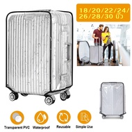 Ready To Ship!!!18-30 Inches Clear PVC Plastic Luggage Cover Waterproof Transparent