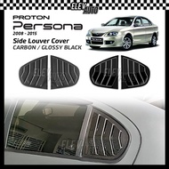 Proton Persona Old 2008 - 2015 Side Louver Cover Triangle Window Trim Bodykit Accessories 2009 2010 