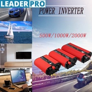 500W 1000W 2000W Power Inverter DC 12V to 110V AC Car Adapter with Dual two USB