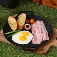 [Made in Korea] LACENA Camping Multi Grill Pan 34cm IH |  Camping Griddle 34cm Big Size Titanium coa