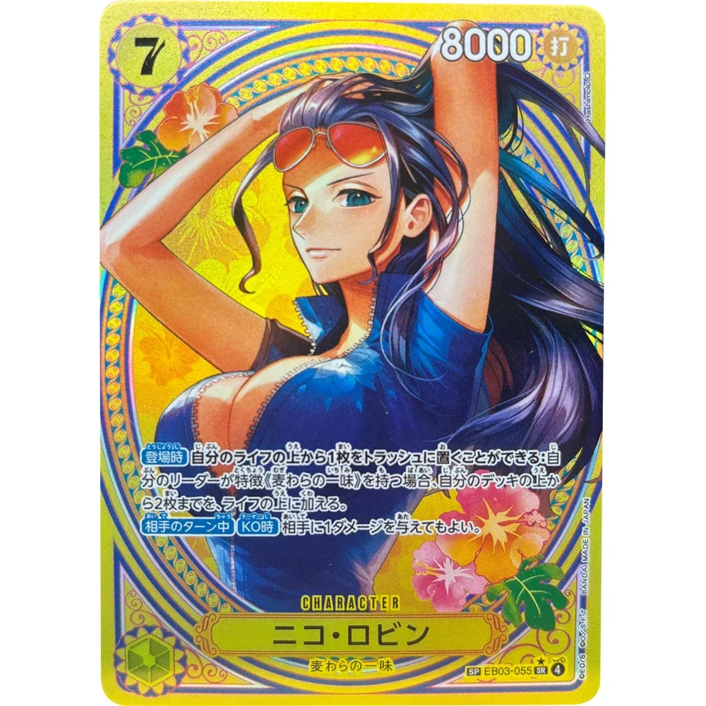 Bandai | ONE PIECE Collection Cards EB03 Nami Boa Hancock SP JPN DIY High Quality Self Made Game Ani