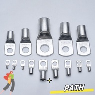 PA-HOME 10Pcs Cable Connector Kit 16-35mm2 SC16-6 SC25-6 SC35-6 Tinned Copper Lugs Ring