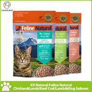 K9 Natural Cat Freeze Dried Food 98% Meat Content Grain Free Chicken&Lamb Beef Cod Lamb&King Salmon 