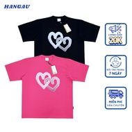 [High Quality] ADLV Fuzzy Heart T-Shirt Super Quality Unisex Couple
