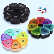 Weekly 7-Day Large Pill Organizer Travel Pill Box Pills Case Medicine Organizer Pills Container Weekly Medicine Box