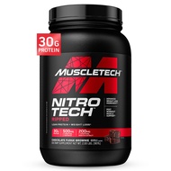 Muscletech Whey Protein Powder (Chocolate Fudge Brownie, 2LB) - Nitro-Tech Ripped Whey Protein Isola