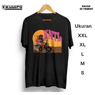 Baju kaos KNTL BARU MURAH kaos kata kata lucu kaos singkatan / kaos distro cowok keren FTD