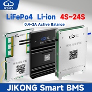 JKBMS Active Balance Smart Bms 8S 24V 4S 12S 14S 16S 17S 20S 24S 40A-200A Lifepo4 Li-Ion JIKONG BMS