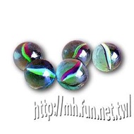 【常田 EZ GO】懷舊童玩 傳統玩具 彈珠 中彈珠 25mm 玻璃彈珠 彈珠球(15顆入)