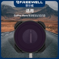 FREEWELL FREEWELL Suitable for GoPro Hero13/12/11/10/9 ND ND Filter Polarizing Anti-Light Damage
