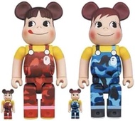 BE@RBRICK Bape (R) × Peko-chan &amp; Poco-chan 100％ &amp; 400％