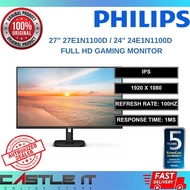 Philips 24" 24E1N2100D IPS FHD 120Hz HDMI DVI VGA / 27" 27E2N1100 IPS FHD 120Hz HDMI VGA Monitor