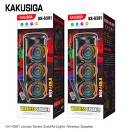 ✅ของแท้ 100%✅ KAKUSIGA Partybox 3S Karaoke Speaker ฟังก์ชั่นไกด์เสียงร้อง Ai ลำโพงปาร์ตี้ ไมค์ไร้สาย