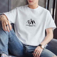 polyester t shirt for man short sleeve summer plus size M-4XL baju t shirt lelaki