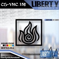 Fire element avatar cutting sticker | Fire element avatar cutting stiker | Avatar sticker fire contr