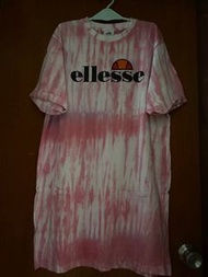 Ellesse pink tie dye dress