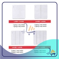 Cosimo Lavina Range Switch Lavina Range Switch - 1 Gang / 2 Gang / 3 Gang / 4 Gang
