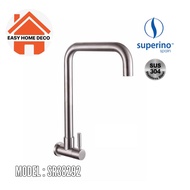 SUPERINO STAINLESS STEEL SUS304 SINGLE WALL-MOUNTED COLD TAP, KITCHEN SINK FAUCET-SR38292