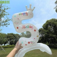 KIKO2E Birthday Balloons Number Crown 0-9 Party For Baby Shower Home Decoration Living Room Happy Bi