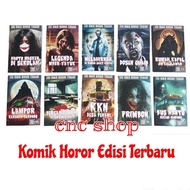 Komik Horor Hantu Mini Misteri dapat 10 buku Campur Judul Murah