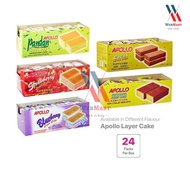 APOLLO Layer Cake/ Kek Lapis (5 FLAVOURS AVAILABLE!) 24 packs