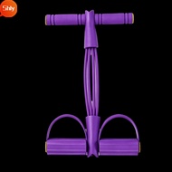 SHLY 2PCS Pedal Resistance Band, Dual Foot Pedals T Handle Resistance Band Trainer, Flexible 4 Tube 